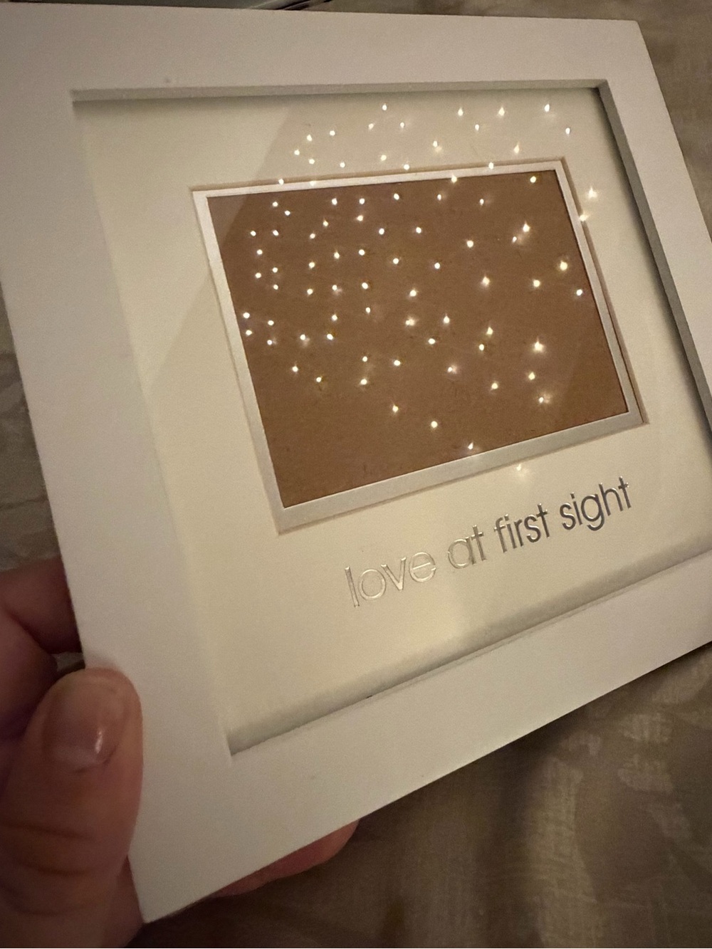 “Love at First Sight" Sonogram Photo Frame